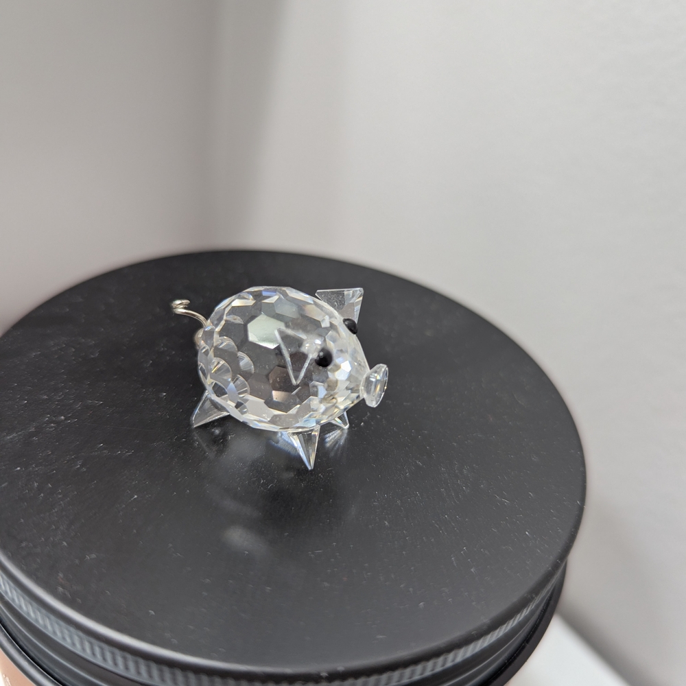 Swarovski Crystal Pig